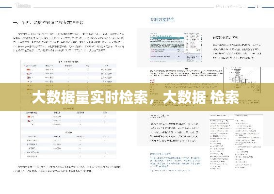大数据量实时检索,大数据 检索