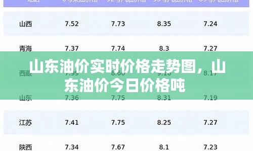 山东油价实时价格走势图,山东油价今日价格吨