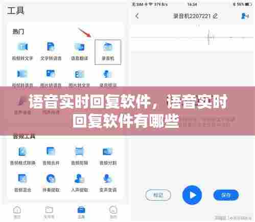 语音实时回复软件,语音实时回复软件有哪些