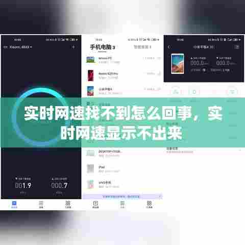 实时网速找不到怎么回事，实时网速显示不出来 
