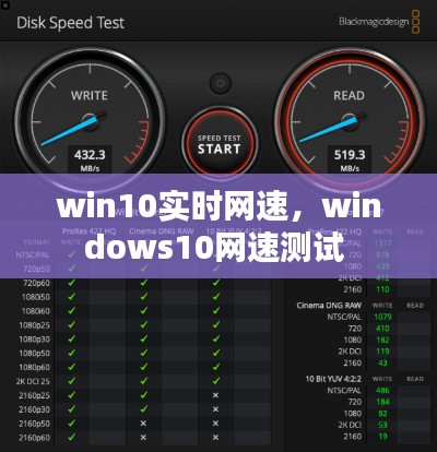 win10实时网速,windows10网速测试