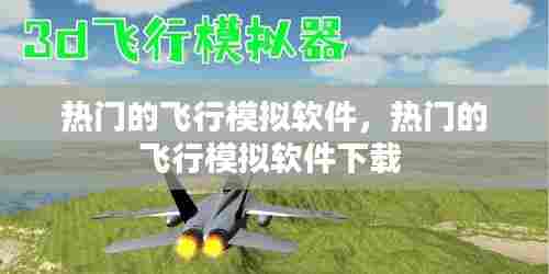 热门的飞行模拟软件,热门的飞行模拟软件下载