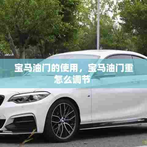 宝马油门的使用，宝马油门重怎么调节 