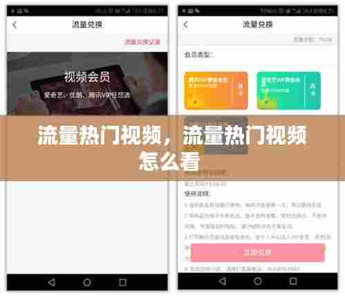 流量热门视频,流量热门视频怎么看