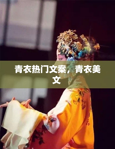 青衣热门文案，青衣美文 