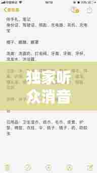 独家听众消音版,独家听众消音版歌词