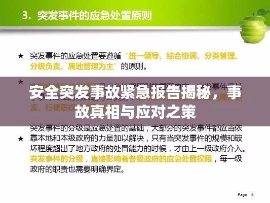 安全突发事故紧急报告揭秘,事故真相与应对之策