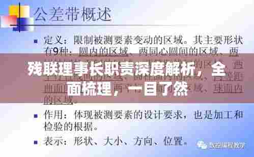 残联理事长职责深度解析,全面梳理,一目了然
