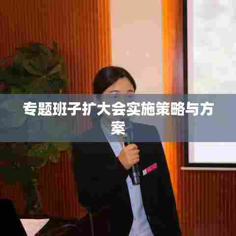 专题班子扩大会实施策略与方案