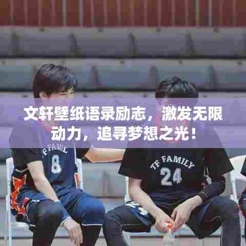 文轩壁纸语录励志,激发无限动力,追寻梦想之光!