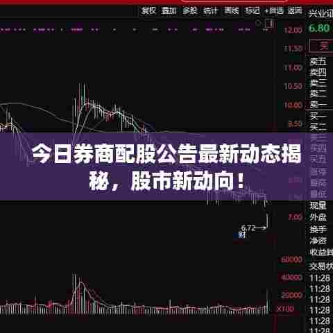 今日券商配股公告最新动态揭秘,股市新动向!