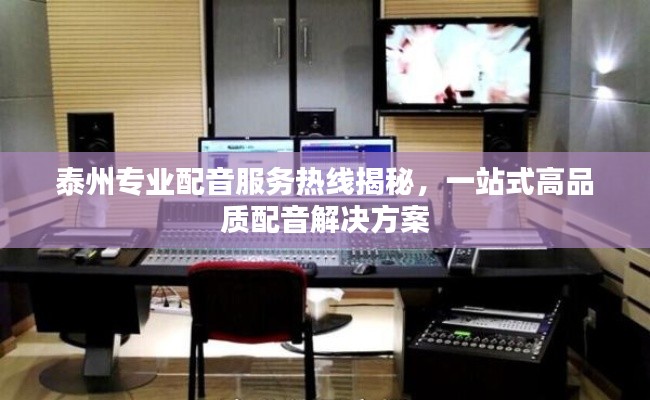 泰州专业配音服务热线揭秘，一站式高品质配音解决方案