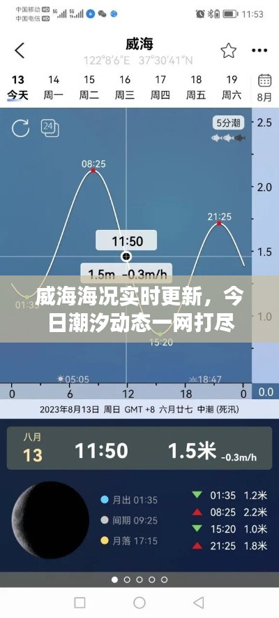 威海海况实时更新,今日潮汐动态一网打尽