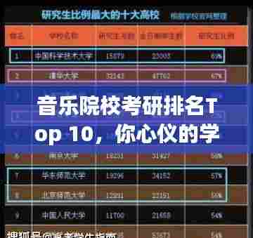 音乐院校考研排名Top 10，你心仪的学校上榜了吗？