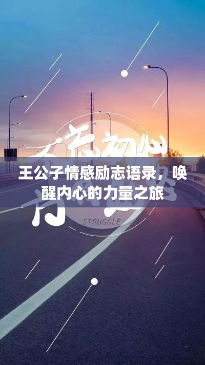 王公子情感励志语录,唤醒内心的力量之旅